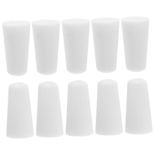 Garneck 10 Stück Teiliges Gummi Stopfen mit Bohrloch Labortest Rohrverschluss Langlebige Dichtung Kompatibel für Reagenzgläser Erlenmeyerkolben und Glasgefäße Hitzebeständig Vielseitig Garneck 10 Stück Teiliges Gummi Stopfen mit Bohrloch Labortest Rohrverschluss Langlebige Dichtung Kompatibel für Reagenzgläser Erlenmeyerkolben und Glasgefäße Hitzebeständig Vielseitig von Garneck