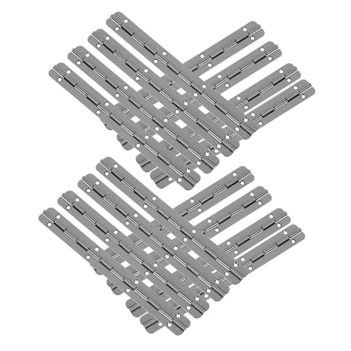 Garneck 10 Stück Teiliges Lange Klavierbänder aus Robustem Eisen für Holzboxen Verschleißfestes Langlebiges Türscharnier mit Vorgebohrten Löchern Vielseitig für Möbel Klapptische Schränke Garneck 10 Stück Teiliges Lange Klavierbänder aus Robustem Eisen für Holzboxen Verschleißfestes Langlebiges Türscharnier mit Vorgebohrten Löchern Vielseitig für Möbel Klapptische Schränke von Garneck