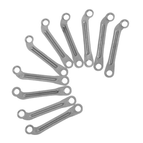 Garneck 10 Stück Teiliges Rocker Zugstange für Standventilator Ersatzteil zur Verbindung und Stabilisierung der Oszillationsbewegung für Verbesserte Luftzirkulation von Garneck