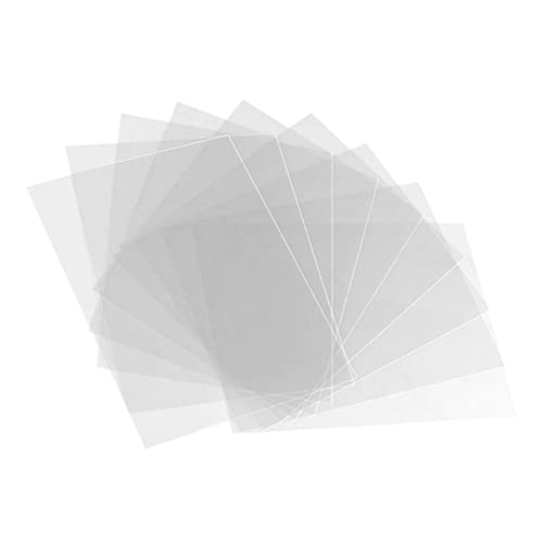 Garneck 10 Stück Teiliges Transparente Kunststoffplatten für Bastelprojekte Ersatz für Bilderrahmen für Kunsthandwerk Fotodisplays Menüs und Dekorationen von Garneck