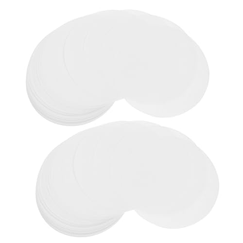 Garneck 100 Stk. Filterpapier Scheiben Mittlere Fließgeschwindigkeit Qualitatives Labor Filterpapier für Allgemeine Chemische Anwendungen Zellulosequalität Pack von Garneck