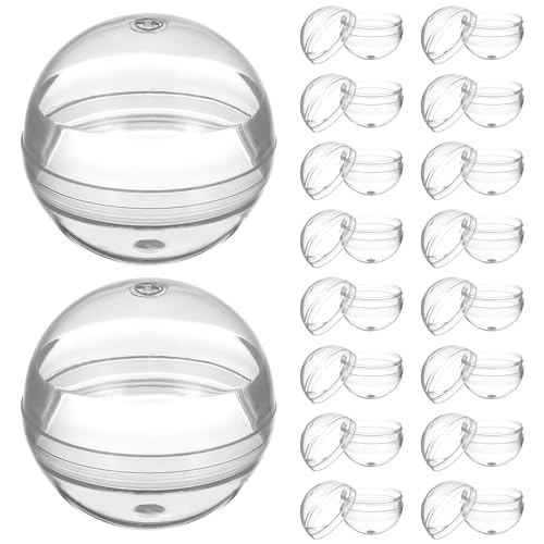 100 Stück Befüllbare Transparente Kugel Ornament Kugel Runde Kapseln Kugeln Gedrehte Kugeln Greifbälle Kaugummiautomaten Kunststoffbehälter Spielzeug 28 Mm von Garneck