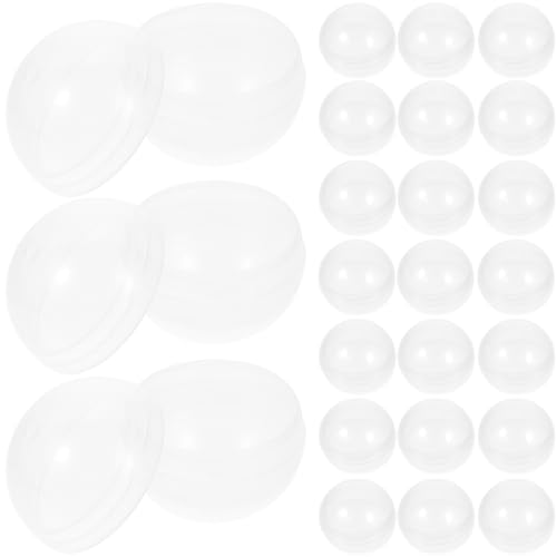 Garneck 50 Stück kleine runde Kapseln - Plastikkugeln zum Befüllen 5cm Befüllbare Acrylkugeln durchsichtige Kaugummiautomat Kapseln Spielzeug für Kinderparty Geschenke Garneck 50 Stück kleine runde Kapseln - Plastikkugeln zum Befüllen 5cm Befüllbare Acrylkugeln durchsichtige Kaugummiautomat Kapseln Spielzeug für Kinderparty Geschenke von Garneck