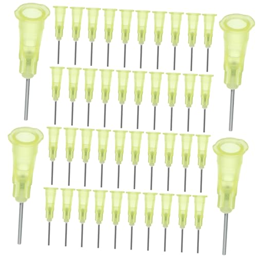 Garneck 100 Stück Dosiernadel Abgabe Von Nadeln Dosiertipps Ersatznadeln 20g Nadelspitzen Nadeln 20g Austausch Der Nadelspitzen Spitze Nadel Spitzennadel 20g Rostfreier Stahl Yellow von Garneck
