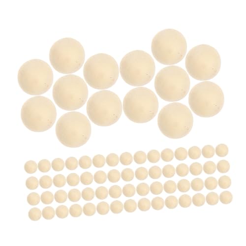 Garneck 100 Stück Runde Naturkugeln Unbehandelt Perlen für Basteln DIY Projekte Naturholz Kugeln zum Auffädeln und Füllen Kreative Kugeln Zubehör Garneck 100 Stück Runde Naturkugeln Unbehandelt Perlen für Basteln DIY Projekte Naturholz Kugeln zum Auffädeln und Füllen Kreative Kugeln Zubehör von Garneck