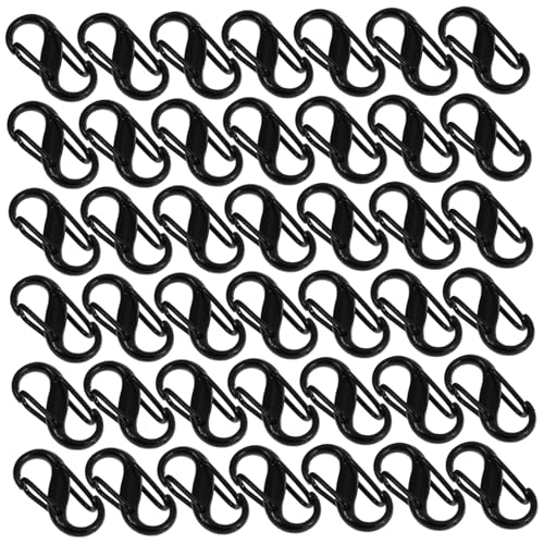 Garneck 100 Stück S Förmige Doppelhaken aus Zinklegierung Schwarzer Elektrophorese Lack Doppelter Verschluss für Halsketten Armbänder Schmuckherstellung Langlebiger Kettenclip Verkürzer Garneck 100 Stück S Förmige Doppelhaken aus Zinklegierung Schwarzer Elektrophorese Lack Doppelter Verschluss für Halsketten Armbänder Schmuckherstellung Langlebiger Kettenclip Verkürzer von Garneck