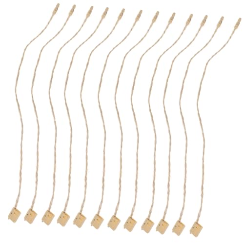 Garneck 100 Stück Schnur Hängeetiketten mit Schnappverschluss Lange Wiederverwendbare Jute Schnur Naturbraun für Geschenkanhänger Kleidungsetiketten und DIY Projekte Garneck 100 Stück Schnur Hängeetiketten mit Schnappverschluss Lange Wiederverwendbare Jute Schnur Naturbraun für Geschenkanhänger Kleidungsetiketten und DIY Projekte von Garneck