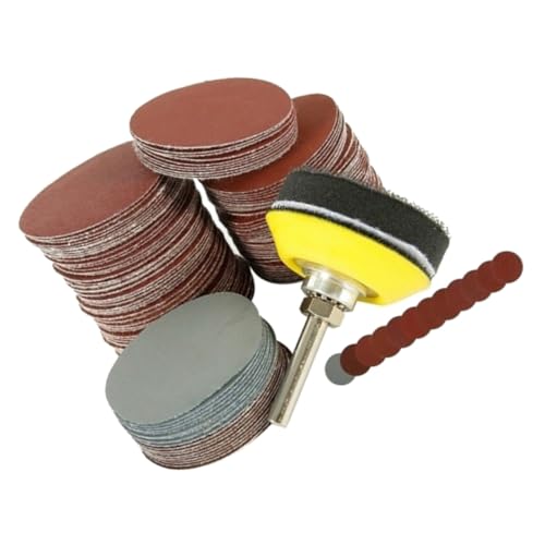 Garneck 100 Stück Selbstklebende Runde Schleifpapier scheiben aus Langlebigem Flock schleifpapier für Metall Holz Möbel Schleifen und Polieren Garneck 100 Stück Selbstklebende Runde Schleifpapier scheiben aus Langlebigem Flock schleifpapier für Metall Holz Möbel Schleifen und Polieren von Garneck