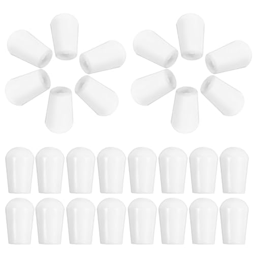 Garneck 100 Stück Weiße PVC Schutzkappen für Drahtenden Rund Widerstandsfähige Haken endkappen zum Schutz vor Verletzungen und Beschädigungen für Aufhängungen und Montagen Garneck 100 Stück Weiße PVC Schutzkappen für Drahtenden Rund Widerstandsfähige Haken endkappen zum Schutz vor Verletzungen und Beschädigungen für Aufhängungen und Montagen von Garneck