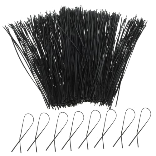 Garneck 1000 Stück Teiliges Gartenbindedraht Beschichteter Rutschfester Eisen Draht Wiederverwendbar Langlebig und Druckbeständig für Pflanzenbindung und Kabelmanagement Garneck 1000 Stück Teiliges Gartenbindedraht Beschichteter Rutschfester Eisen Draht Wiederverwendbar Langlebig und Druckbeständig für Pflanzenbindung und Kabelmanagement von Garneck