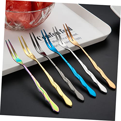 Garneck 10St Fruchtpflücker wiederverwendbar Metallhacke Kuchengabeln Serviergabel Vorspeise Dessert Obst Fruchtgabeln Mini Nachtisch Meeresfrüchte Rostfreier Stahl Garneck 10St Fruchtpflücker wiederverwendbar Metallhacke Kuchengabeln Serviergabel Vorspeise Dessert Obst Fruchtgabeln Mini Nachtisch Meeresfrüchte Rostfreier Stahl von Garneck