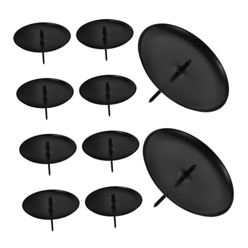 Garneck 10stücke Metall Stumpenkerzenhalter Runder Teller Handgefertigt Kerzenständer Für Weihnachten Party Hochzeit Dekoration Tischdeko Garneck 10stücke Metall Stumpenkerzenhalter Runder Teller Handgefertigt Kerzenständer Für Weihnachten Party Hochzeit Dekoration Tischdeko von Garneck