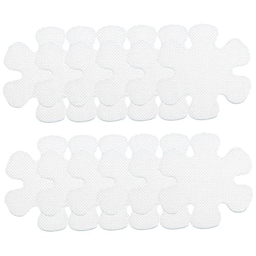 Garneck 12 Stücke Blumen Antirutschaufkleber Selbstklebende und Badewannenstreifen rutschfest Transparent für Badezimmer und Küche von Garneck