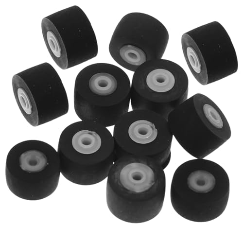 Garneck 12 Stück Teiliges Pinch Roller für Tonbandgeräte aus Kunststoff Verschleißfest Geeignet für Kassettenrekorder Radio Audioplayer Kompakte für Einfache Wartung und Zuverlässige von Garneck
