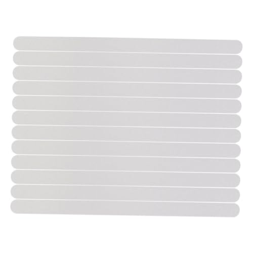Garneck 12 Stück Teiliges Weiße rutschfeste Treppenstufen Aufkleber aus Synthetischem Harz mit Dauerhaftem Kleber Wasserfest für Dusche Bad Leitern und Rampen Anti rutsch sicherheitsband Garneck 12 Stück Teiliges Weiße rutschfeste Treppenstufen Aufkleber aus Synthetischem Harz mit Dauerhaftem Kleber Wasserfest für Dusche Bad Leitern und Rampen Anti rutsch sicherheitsband von Garneck