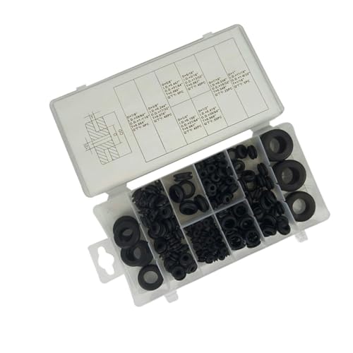 Garneck 180 Stück Teiliges Gummi dichtungsring Hitzebeständig Elastisch für Auto Klimaanlagen Pumpen Fenster und Haushaltsgeräte Mit Aufbewahrungsbox Vielseitig Einsetzbar Garneck 180 Stück Teiliges Gummi dichtungsring Hitzebeständig Elastisch für Auto Klimaanlagen Pumpen Fenster und Haushaltsgeräte Mit Aufbewahrungsbox Vielseitig Einsetzbar von Garneck