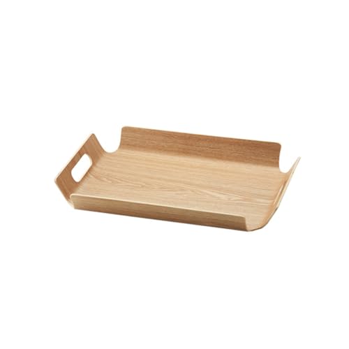 Garneck 1pc Holz Tablett Griffe Obst Frühstück Dekorative Tee Bord Leicht Zu Reinigen von Garneck