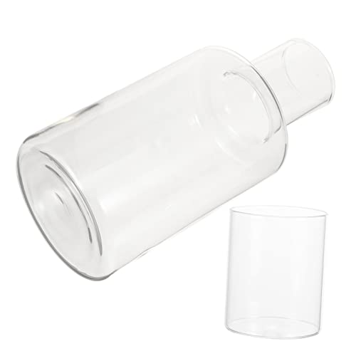 Garneck 1satz Klarer Wasserkaraffe Mit Glas Für Nachttisch Elegante Glaskaraffe Mit Becher Für Schlafzimmer Wohnzimmer Oder Büro Große Kapazität Für Wasser Saft Und Getränke Garneck 1satz Klarer Wasserkaraffe Mit Glas Für Nachttisch Elegante Glaskaraffe Mit Becher Für Schlafzimmer Wohnzimmer Oder Büro Große Kapazität Für Wasser Saft Und Getränke von Garneck