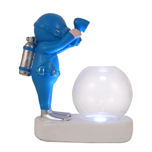 Garneck 1stk Astronauten-hydrokultur Astronautenringhalter Hydrokultur-vasenbirne Hydroponischer Luftpflanzerhalter Astronauten-sammlerstück Einmachgläser Geschenk Schnickschnack Glas Harz von Garneck