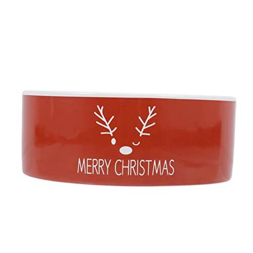 Garneck Katzenfutternapf Keramik Futternapf für Haustiere Weihnachten Futternapf für Hunde und Katzen Futterstation Schüssel Leicht zu Reinigen Verhindert Verschütten Geeignet für Futter und Wasser Garneck Katzenfutternapf Keramik Futternapf für Haustiere Weihnachten Futternapf für Hunde und Katzen Futterstation Schüssel Leicht zu Reinigen Verhindert Verschütten Geeignet für Futter und Wasser von Garneck