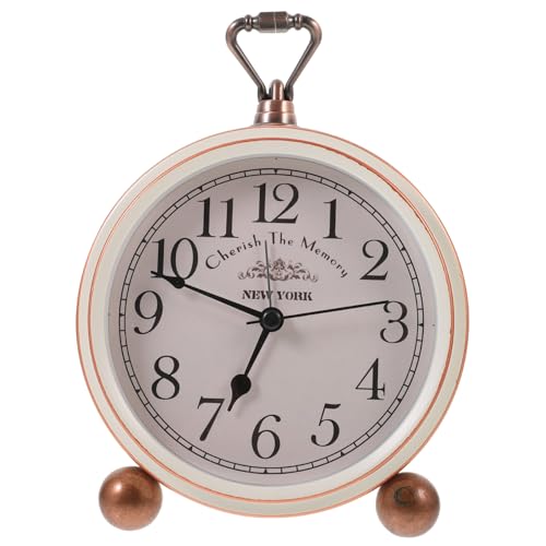 Garneck 1stk Retro-wecker Vintage Nachttisch Digitaler Wecker Vintage Tischuhr Alte Wecker Digitale Uhren Batterieuhr Alter Wecker Digitaluhr Metall Student Antiquität Europäischer Stil von Garneck
