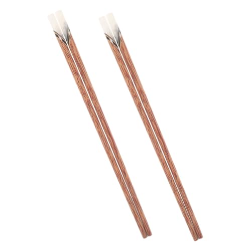 Garneck 2 Paare Wiederverwendbare Holz Essstäbchen Natürliche Rutschfeste Chinesische Küchenstäbchen Lang für Hot Pot Robust Glatt Pflegeleicht Kreatives Design Geeignet für Täglichen Garneck 2 Paare Wiederverwendbare Holz Essstäbchen Natürliche Rutschfeste Chinesische Küchenstäbchen Lang für Hot Pot Robust Glatt Pflegeleicht Kreatives Design Geeignet für Täglichen von Garneck