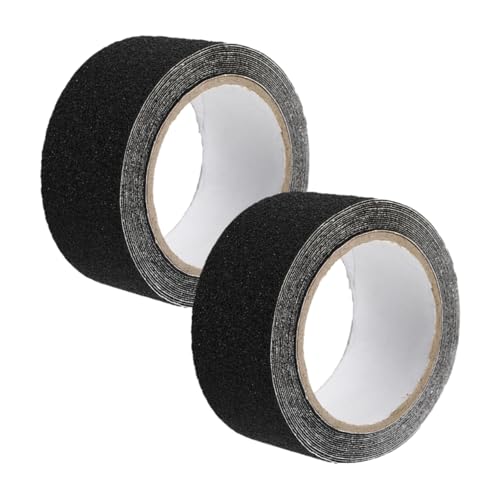 Garneck 2 Rollen Schwarz Selbstklebendes Antirutschband Rutschfestes Treppenband Wasserfest Abriebfest für Innen und Außen Rutschschutz für Senioren Garneck 2 Rollen Schwarz Selbstklebendes Antirutschband Rutschfestes Treppenband Wasserfest Abriebfest für Innen und Außen Rutschschutz für Senioren von Garneck