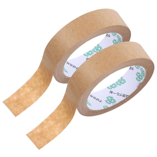 Garneck 2 Rollen Selbstklebendes Kraftpapier packband Beschreibbar Stark und Langlebig zum Verpacken Umzugskartons Versiegeln und Organisieren von Paketen Garneck 2 Rollen Selbstklebendes Kraftpapier packband Beschreibbar Stark und Langlebig zum Verpacken Umzugskartons Versiegeln und Organisieren von Paketen von Garneck