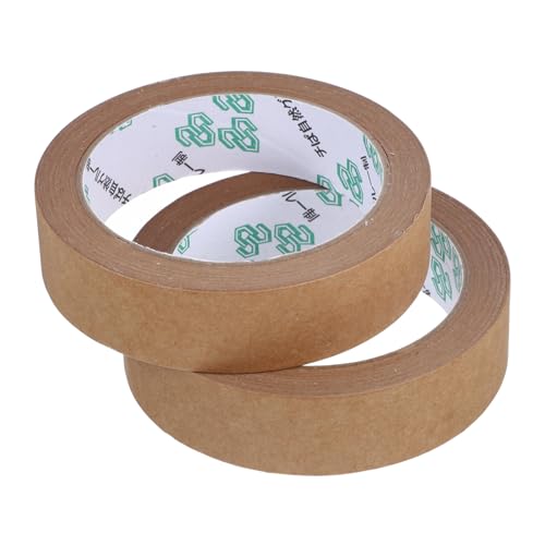 Garneck 2 Rollen Selbstklebendes Kraftpapier packband Beschreibbares Versandklebeband Starkes Papierklebeband für Kartons Vielseitig Einsetzbar zum Verpacken und Versenden Garneck 2 Rollen Selbstklebendes Kraftpapier packband Beschreibbares Versandklebeband Starkes Papierklebeband für Kartons Vielseitig Einsetzbar zum Verpacken und Versenden von Garneck