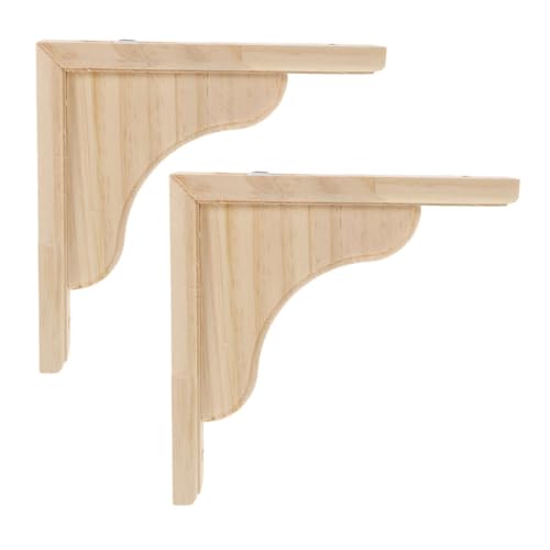 Garneck 2 STÜCK Dreieckige Holz Regalhalterung Unbehandelt Holzregalstütze Triangular Shelf Bracket für Küchenregale Bücherregale Wandmontage mit Schrauben Garneck 2 STÜCK Dreieckige Holz Regalhalterung Unbehandelt Holzregalstütze Triangular Shelf Bracket für Küchenregale Bücherregale Wandmontage mit Schrauben von Garneck