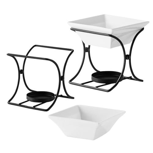 Garneck 2 Sätze Keramik Butterwärmer Set Fondue Töpfe für Käse Schokolade Butter Karamell Hitzebeständig Kompakt mit Teelicht Geeignet Spülmaschinenfest Platzsparend für Picknick und Garneck 2 Sätze Keramik Butterwärmer Set Fondue Töpfe für Käse Schokolade Butter Karamell Hitzebeständig Kompakt mit Teelicht Geeignet Spülmaschinenfest Platzsparend für Picknick und von Garneck