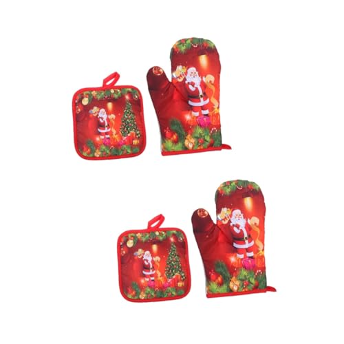 Garneck 2 Sätze Ofenhandschuhe Verbrühungsschutzhandschuh Weihnachtskochhandschuhe küchenhandschuhe Handschuhe küche Backhandschuhe hitzebeständiger Handschuh Ofentopfhandschuh rot Garneck 2 Sätze Ofenhandschuhe Verbrühungsschutzhandschuh Weihnachtskochhandschuhe küchenhandschuhe Handschuhe küche Backhandschuhe hitzebeständiger Handschuh Ofentopfhandschuh rot von Garneck