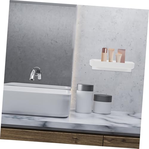 Garneck 2 Sätze Wandregal Weiß Platzsparendes Toilettenartikel Aufbewahrungsregal mit Hoher Tragkraft für Badezimmer und Küche Vielseitiges Shampoo und Gewürzregal ohne Bohren Einfache Garneck 2 Sätze Wandregal Weiß Platzsparendes Toilettenartikel Aufbewahrungsregal mit Hoher Tragkraft für Badezimmer und Küche Vielseitiges Shampoo und Gewürzregal ohne Bohren Einfache von Garneck