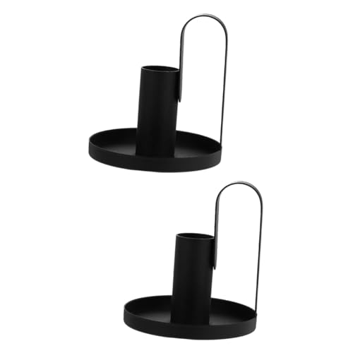 Garneck 2stücke Dekorativer Kerzenhalter Schwarz Retro Hochzeitsdeko Vielseitig Für Tischdekoration Eleganter Kerzenständer Für Festliche Anlässe Für Weihnachten Geburtstagsfeiern von Garneck