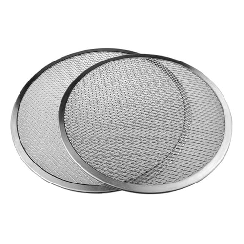 Garneck 2 Stück Aluminium Pizza Backnetz Antihaftbeschichtetes Dickes Rundes Pizzablech Kratzfest Rostfrei Langlebig Backofen und Gefrierschrankgeeignet Leicht zu Reinigen für Zuhause und Garneck 2 Stück Aluminium Pizza Backnetz Antihaftbeschichtetes Dickes Rundes Pizzablech Kratzfest Rostfrei Langlebig Backofen und Gefrierschrankgeeignet Leicht zu Reinigen für Zuhause und von Garneck
