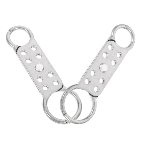 Garneck 2 Stück Doppel ende Aluminium Hasp Sicherheitsverschluss Lock Out Tag Out Hasp für Mehrfachschlösser Industrielle Absicherung Garneck 2 Stück Doppel ende Aluminium Hasp Sicherheitsverschluss Lock Out Tag Out Hasp für Mehrfachschlösser Industrielle Absicherung von Garneck