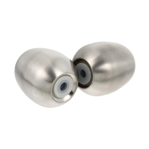 Garneck 2 Stück Edelstahl Gewürzstreuer Ei form mit Löchern Feuchtigkeitsresistent Kompakt und Leicht Zu Reinigen Für Küchengewürze Salzstreuer von Garneck