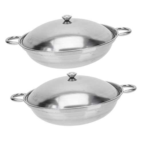 Garneck 2 Stück Edelstahl Grillplatte Wok Doppeltopf Bratpfanne Sieb Jede Pfanne Doppel Edelstahlpfanne Herd Sieb Elektrisches Mehlsieb Abnehmbarer Griff Weiße Kochpfanne Mit Garneck 2 Stück Edelstahl Grillplatte Wok Doppeltopf Bratpfanne Sieb Jede Pfanne Doppel Edelstahlpfanne Herd Sieb Elektrisches Mehlsieb Abnehmbarer Griff Weiße Kochpfanne Mit von Garneck