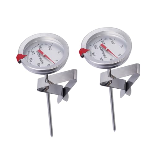 Garneck 2 Stück Edelstahl Lebensmittelechtes Küchenthermometer mit Präzisionssonde bis Hitzebeständig für Grill Braten Bbq Haushalt und Kochen Garneck 2 Stück Edelstahl Lebensmittelechtes Küchenthermometer mit Präzisionssonde bis Hitzebeständig für Grill Braten Bbq Haushalt und Kochen von Garneck