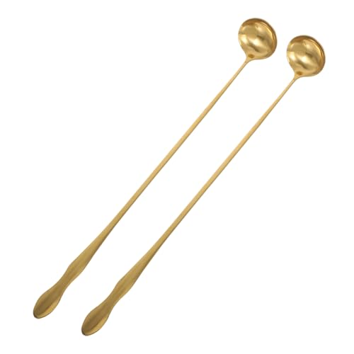 Garneck 2 Stück Edelstahl Löffel mit Langem Griff Vielseitiger Suppen Rührlöffel Kaffee Eislöffel Robust und Pflegeleicht für Hot Pot Kochen und Partys Garneck 2 Stück Edelstahl Löffel mit Langem Griff Vielseitiger Suppen Rührlöffel Kaffee Eislöffel Robust und Pflegeleicht für Hot Pot Kochen und Partys von Garneck