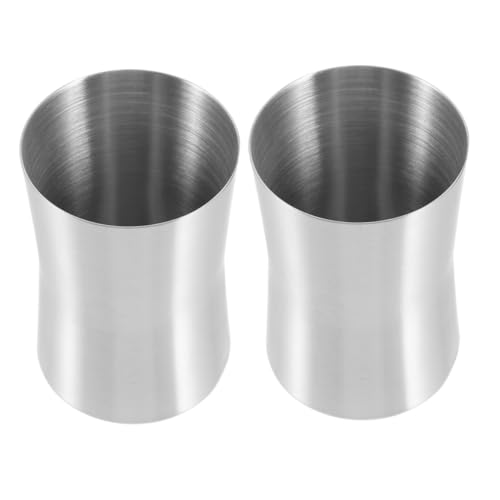 Garneck 2 Stück Edelstahl Mundspülbecher Einlagig Unzerbrechlich Trinkbecher für Mundspülung Badezimmer Reisebecher für Schlankem Design und Vielseitiger Nutzung Garneck 2 Stück Edelstahl Mundspülbecher Einlagig Unzerbrechlich Trinkbecher für Mundspülung Badezimmer Reisebecher für Schlankem Design und Vielseitiger Nutzung von Garneck