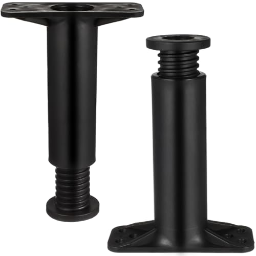 Garneck 2 Stück Höhenverstellbare Möbelfüße Mit Sockel - 13-22 cm Stützbeine Für Bett Und Sofa Stabile Mittelstütze Aus Stahl Für Optimale Unterstützung Und Stabilität Garneck 2 Stück Höhenverstellbare Möbelfüße Mit Sockel - 13-22 cm Stützbeine Für Bett Und Sofa Stabile Mittelstütze Aus Stahl Für Optimale Unterstützung Und Stabilität von Garneck