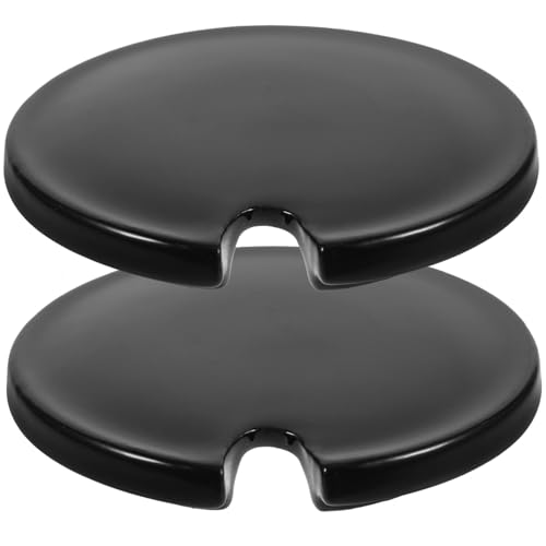 Garneck 2 Stück Keramik Becherdeckel Rundes Design Staubschutz und Abdichtung für Kaffee Tee Wasser Langlebig Feine Verarbeitung Vielseitig als Tassen Trinkglasabdeckung Praktisch und von Garneck