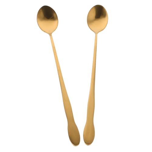 Garneck 2 Stück Lange Edelstahl löffel mit Hitzebeständigem Griff Vielseitige Rührlöffel für Kaffee Heiße Speisen Servieren und Kochen Spülmaschinengeeignet Lang Goldfarben Garneck 2 Stück Lange Edelstahl löffel mit Hitzebeständigem Griff Vielseitige Rührlöffel für Kaffee Heiße Speisen Servieren und Kochen Spülmaschinengeeignet Lang Goldfarben von Garneck