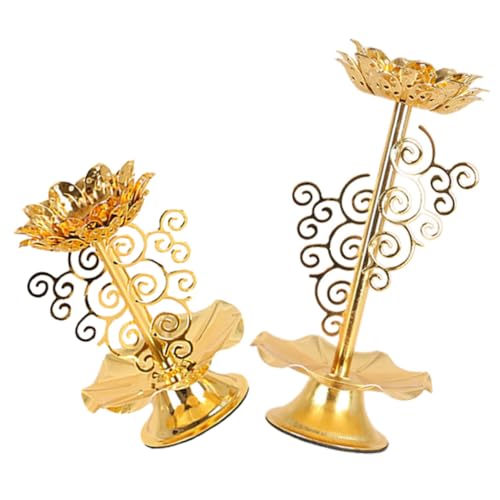 Garneck Form Buddhistischer Kerzenhalter Legierung Kerzenständer Dekorativer Kerzenhalter Home Decor Kerzenhalter von Garneck