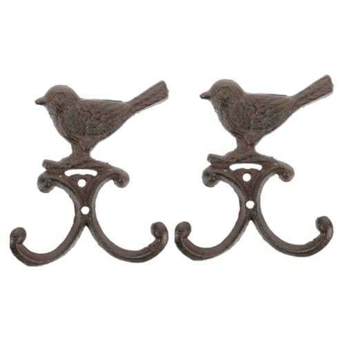 Garneck 2 Stück Retro Vogel wandhaken aus Gusseisen Vintage Wandaufhänger für Handtücher Mäntel Hüte Multifunktionale Wandhalterung im Vintage stil für Eingangsbereich Wohnzimmer und Garneck 2 Stück Retro Vogel wandhaken aus Gusseisen Vintage Wandaufhänger für Handtücher Mäntel Hüte Multifunktionale Wandhalterung im Vintage stil für Eingangsbereich Wohnzimmer und von Garneck