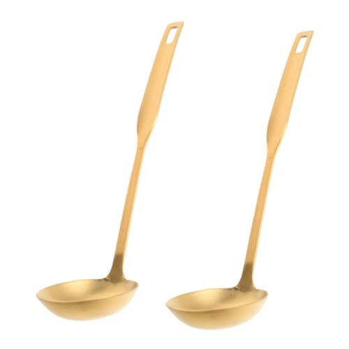 Garneck 2 Stück Robuste Kochutensilien mit Elegantem Goldenen Finish für Hotpot Eintöpfe und Soßen Hochwertige Küchengeräte für Zuhause und Gastronomie Garneck 2 Stück Robuste Kochutensilien mit Elegantem Goldenen Finish für Hotpot Eintöpfe und Soßen Hochwertige Küchengeräte für Zuhause und Gastronomie von Garneck