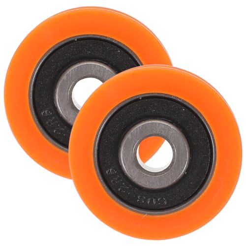 Garneck 2 Stück Rollschuh Ersatzteile Nylon mit Doppelkonvex Design Langlebig und Stabil Geeignet für Skateboards Scooter und Maschinen von Garneck