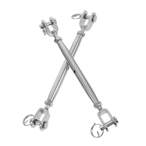 Garneck 2 Stück Spannschloss Verstellbare Drahtseil Tensioner für Präzise Seilanpassung Robust und Langlebig für Anwendungen und Industrielle Nutzung von Garneck