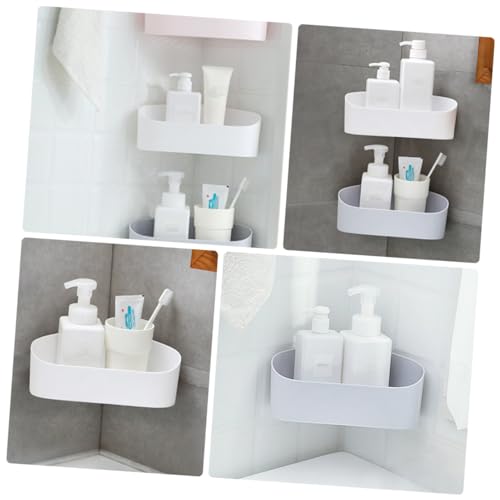 Garneck 2 Stück Teiliges Badezimmer Wandregal aus Kunststoff ohne Bohren Platzsparendes Eck Organizer für Küche und Bad Langlebiges und Sicheres Aufbewahrungsregal zur Zimmerdekoration Garneck 2 Stück Teiliges Badezimmer Wandregal aus Kunststoff ohne Bohren Platzsparendes Eck Organizer für Küche und Bad Langlebiges und Sicheres Aufbewahrungsregal zur Zimmerdekoration von Garneck